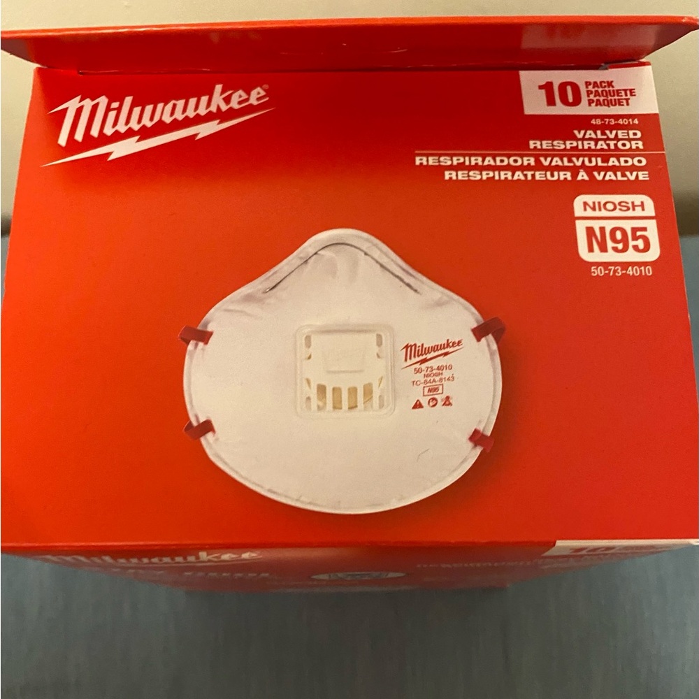 Milwaukee N95 Respirator Mask